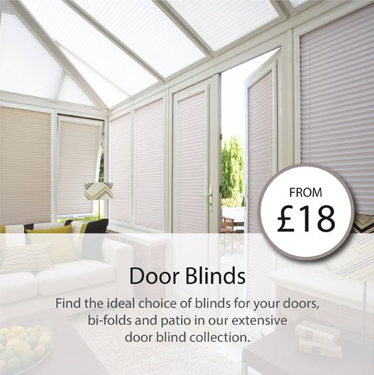 find the ideal choice of blinds for your doors, bi-folds and patio in our extensive door blind collection.