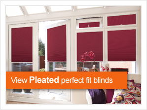 Pleasted perfect fit blinds